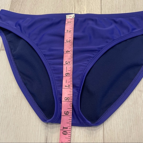 ADIDAS Purple Hipster Bikini Swim Bottoms Size 10 - Picture 5 of 10